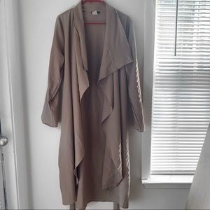 Tan Long Sleeve Kimono